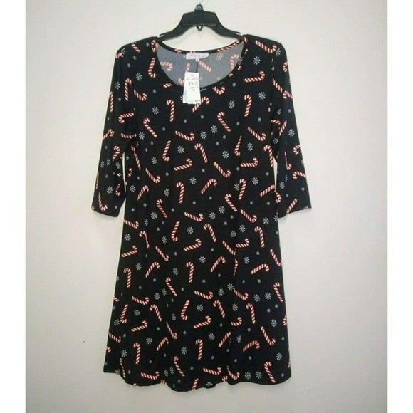 Holiday Christmas cheer Tunic Dress Plus size 1X 2X and 3X - Picture 6 of 7